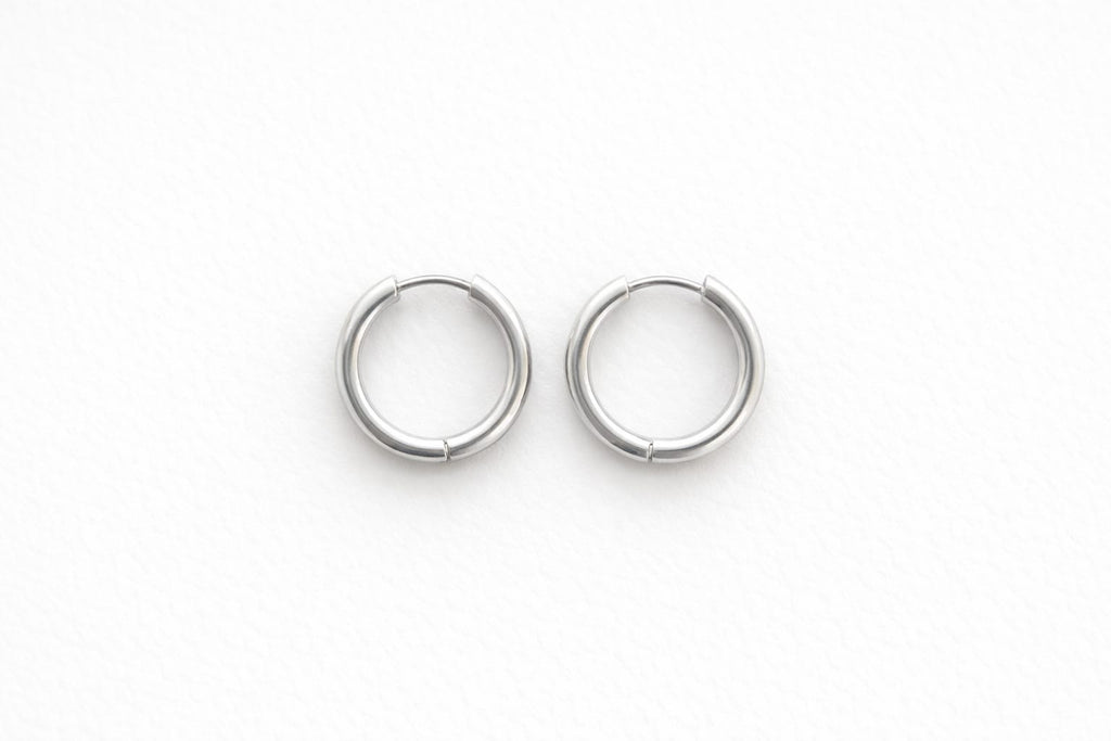 Créoles rondes argent 17 mm