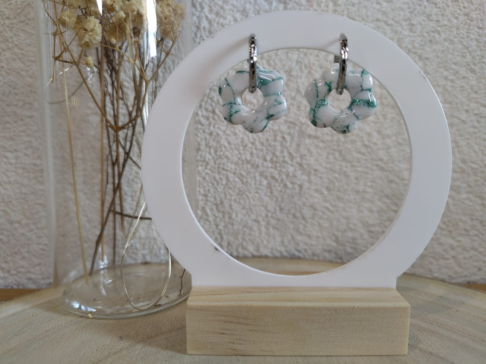 Pampilles Josia blanches et vertes