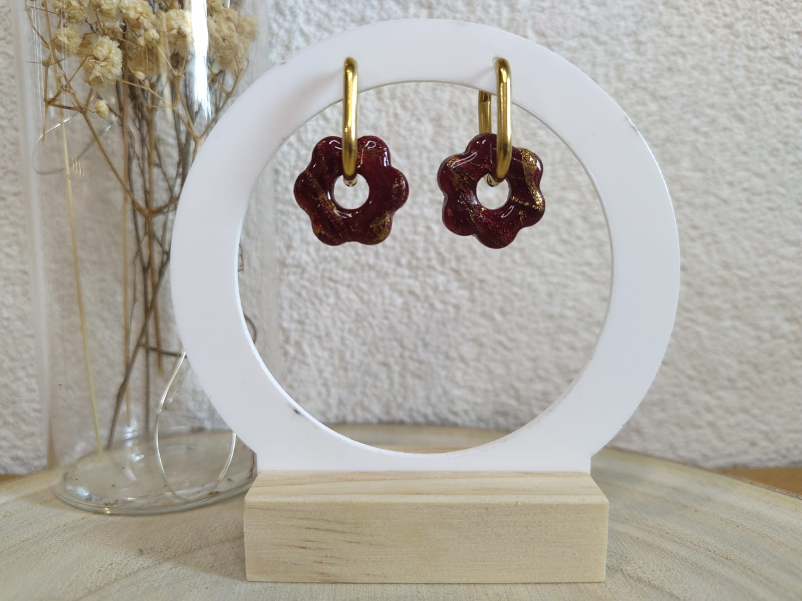 Pampilles Josia bordeaux/doré