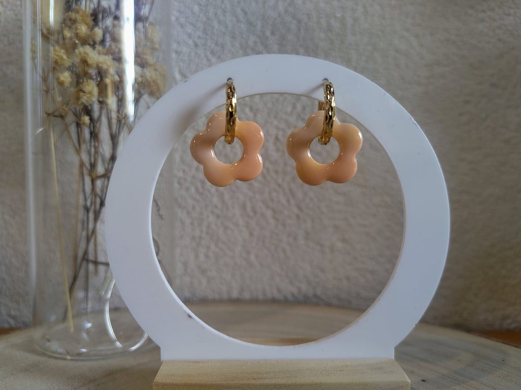 Pampilles Velya dégradé orange pastel