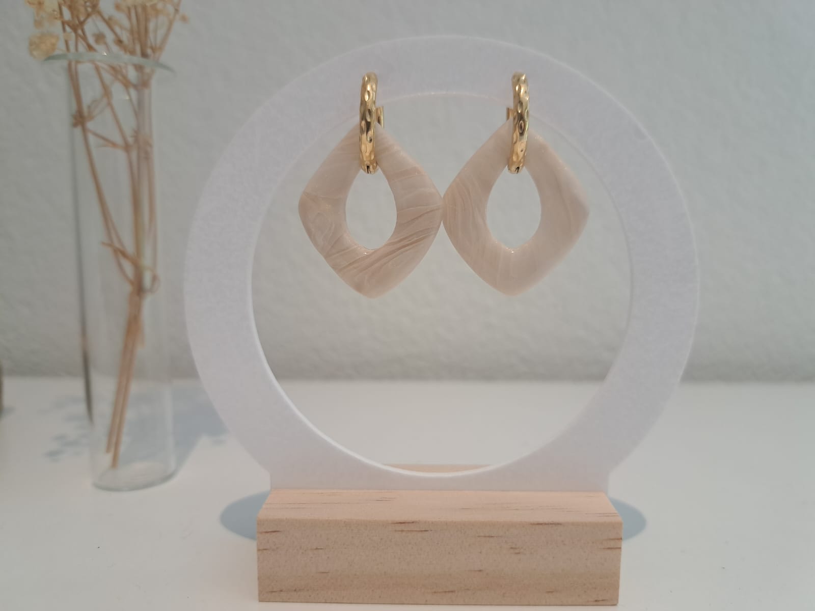 Pampilles Ysia beige marbré